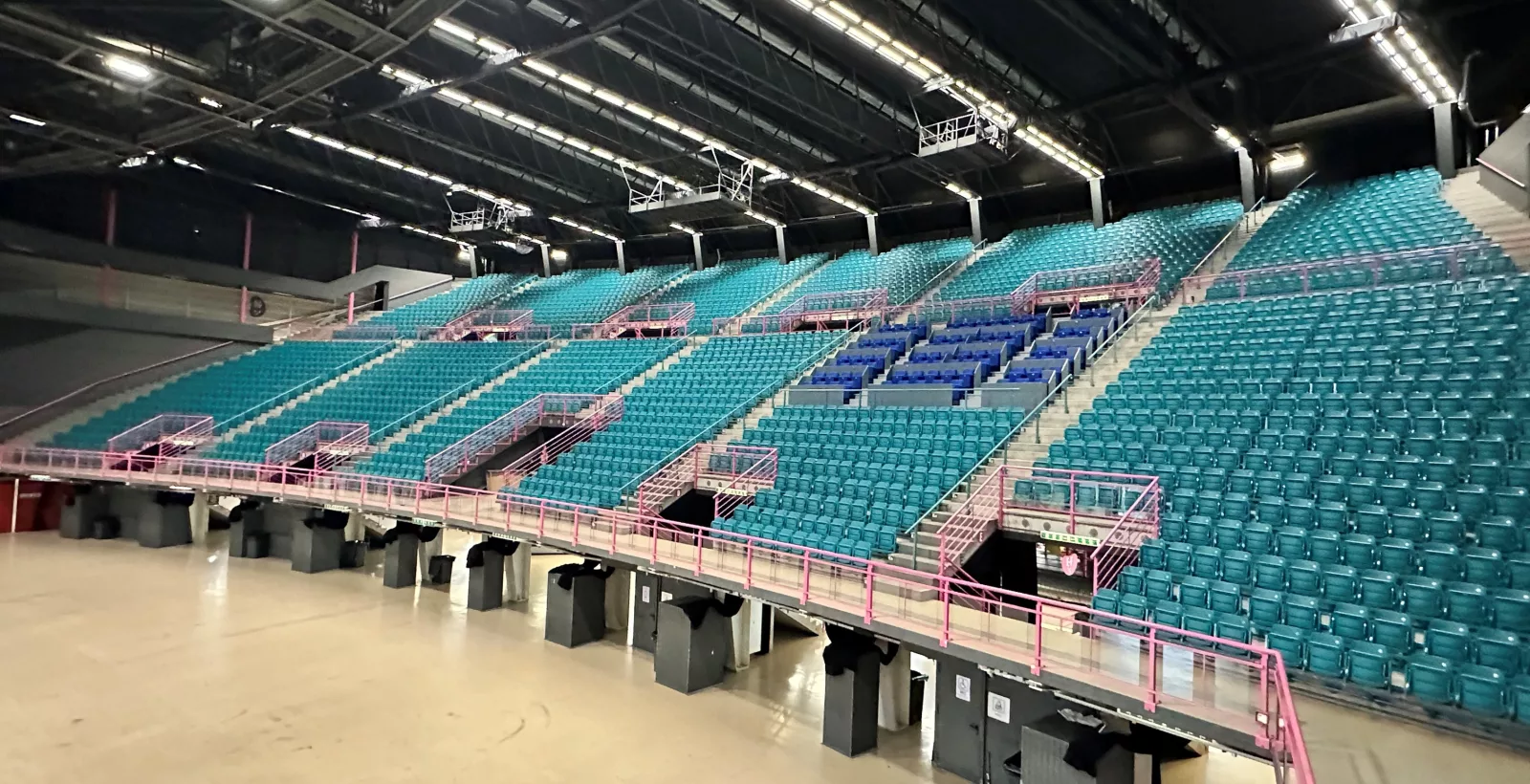 Vue des loges VIP Geneva Arena
