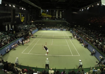 Exhibition de tennis